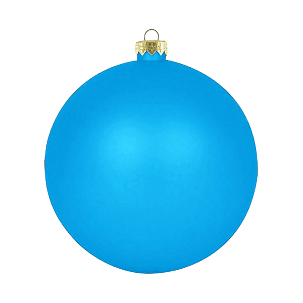 Boule standard matte - Bleu clair - Décorations de Noël